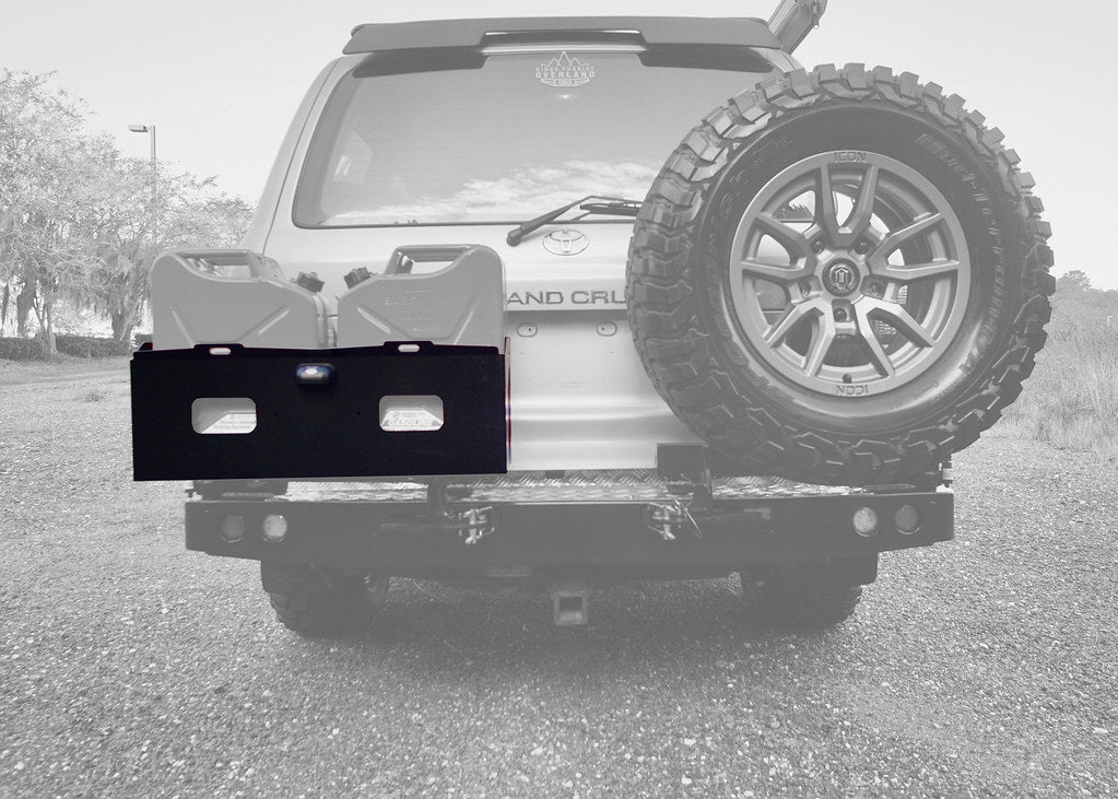 DOBINSONS DOUBLE JERRY CAN HOLDER (SINGLE) - JCHDBL - Sniper Custom Trucks
