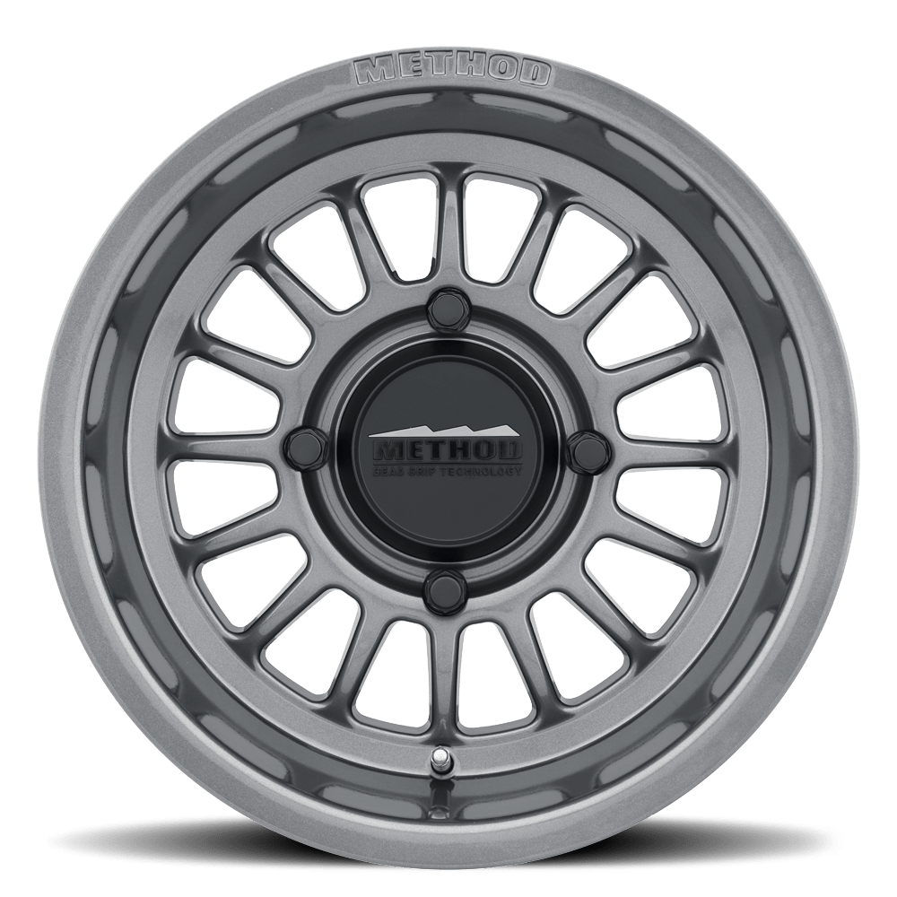 Method Race Wheels | MR411 Bead Grip | Gloss Titanium - Sniper Custom Trucks