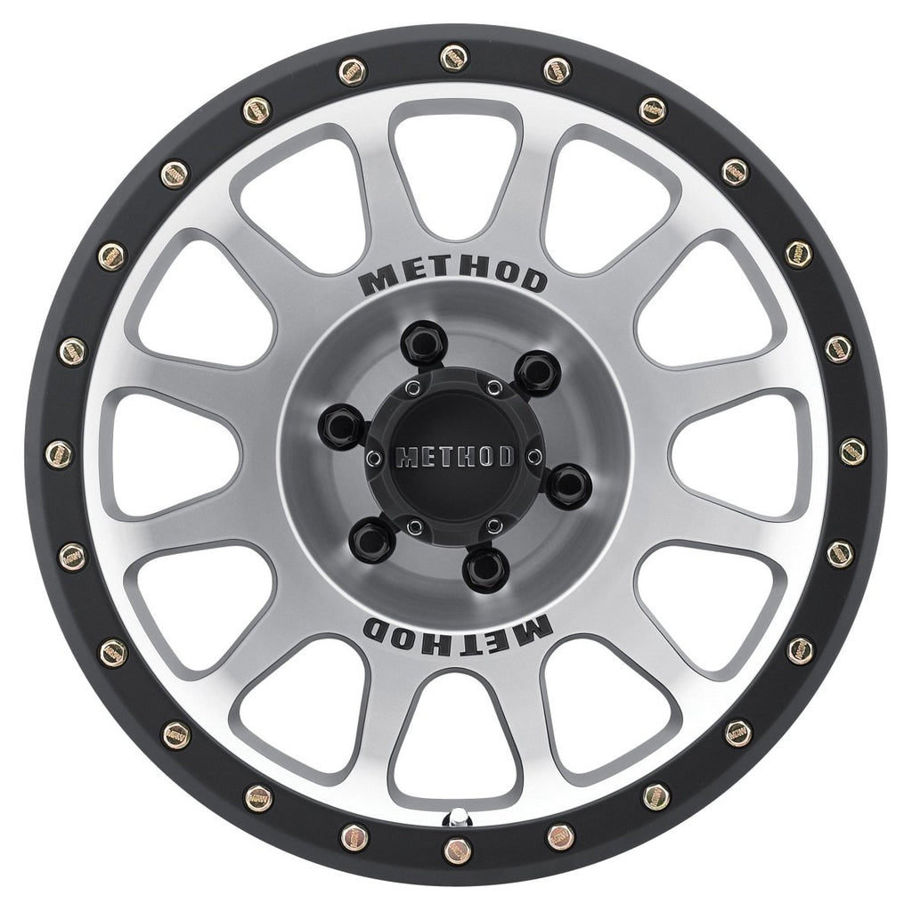 Method Race Wheels | MR305 NV | Machined - Matte Black Lip - Sniper Custom Trucks