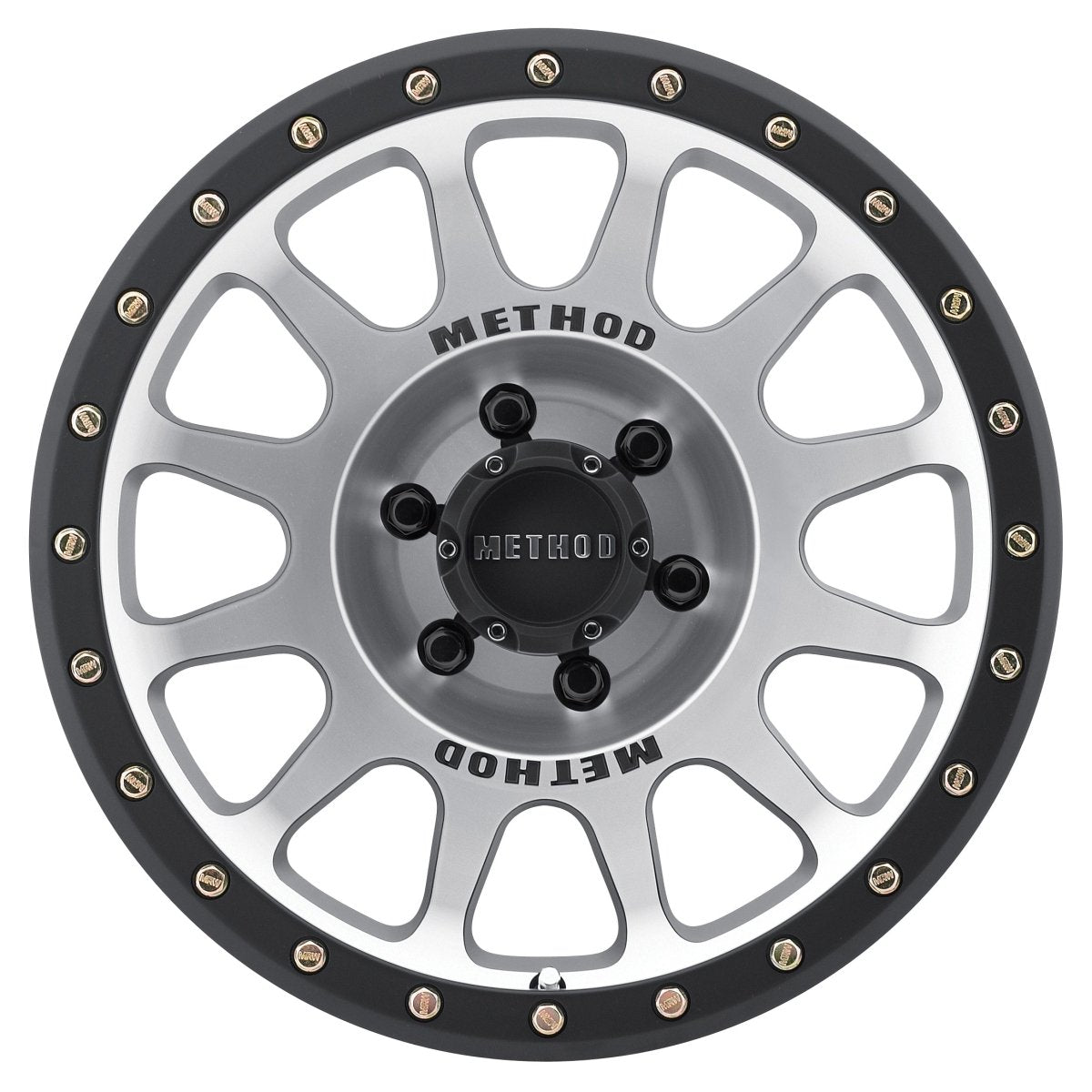 Method Race Wheels | MR305 NV | Machined - Matte Black Lip - Sniper Custom Trucks