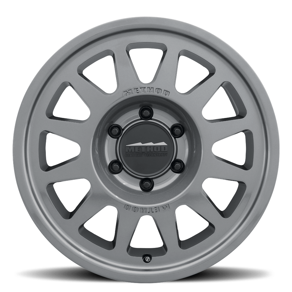 Method Race Wheels | MR703 Bead Grip HD | Gloss Titanium - Sniper Custom Trucks
