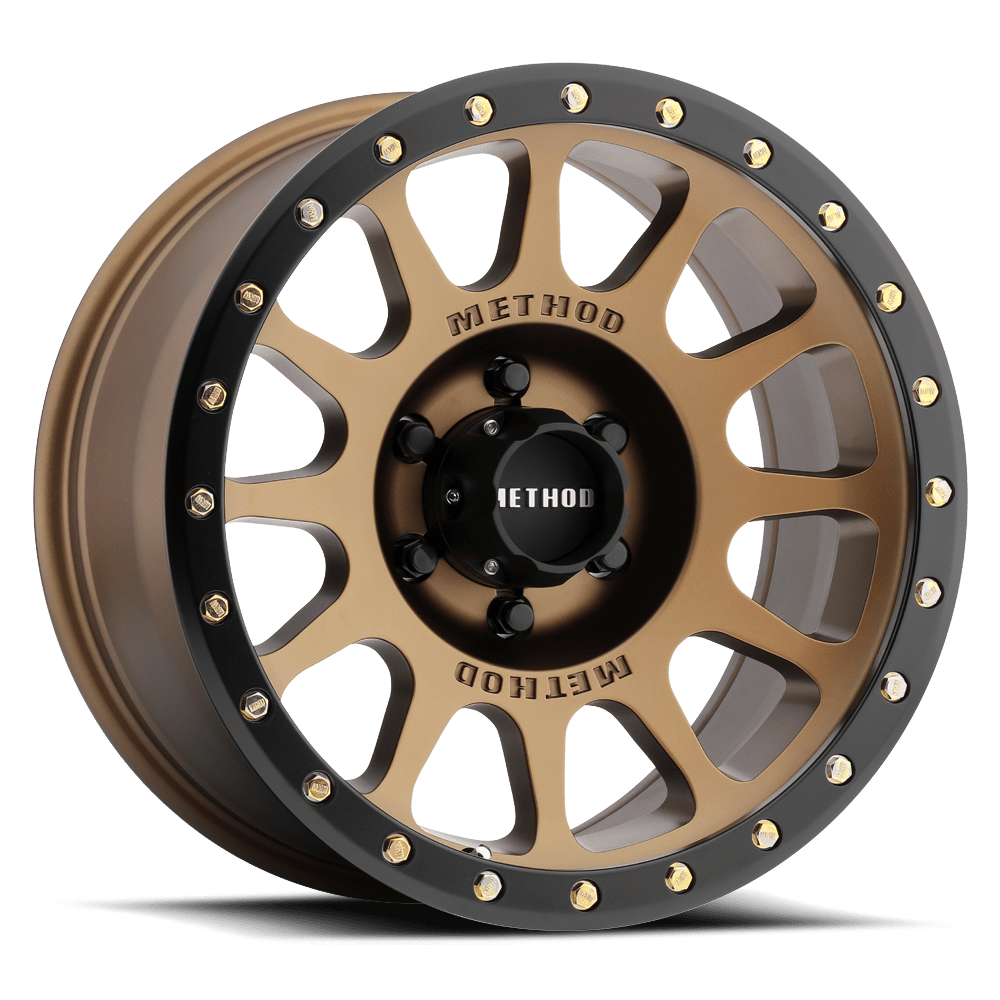 Method Race Wheels | MR305 NV | Method Bronze - Matte Black Lip - Sniper Custom Trucks