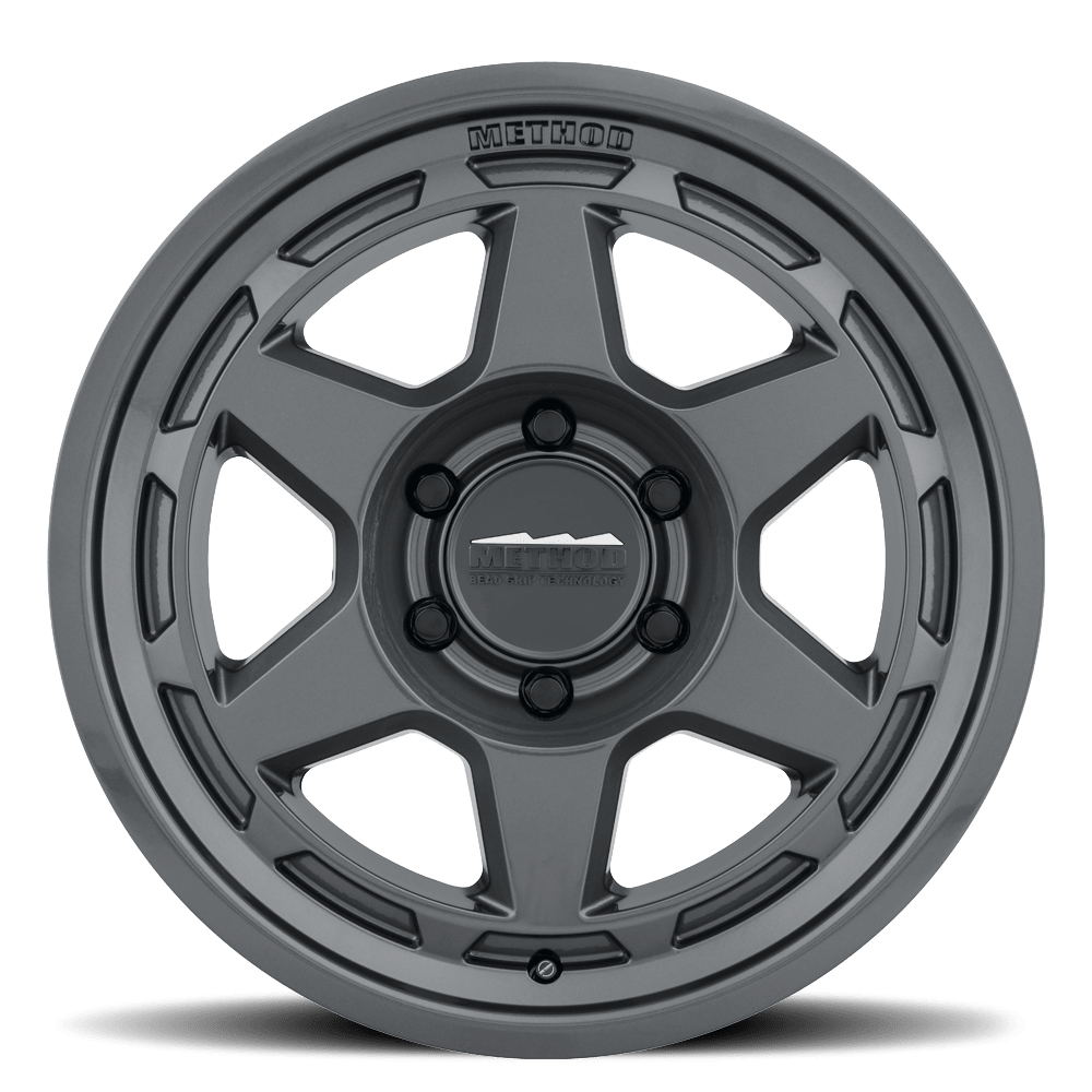 Method Race Wheels | MR708 HD Bead Grip | Gloss Titanium - Sniper Custom Trucks