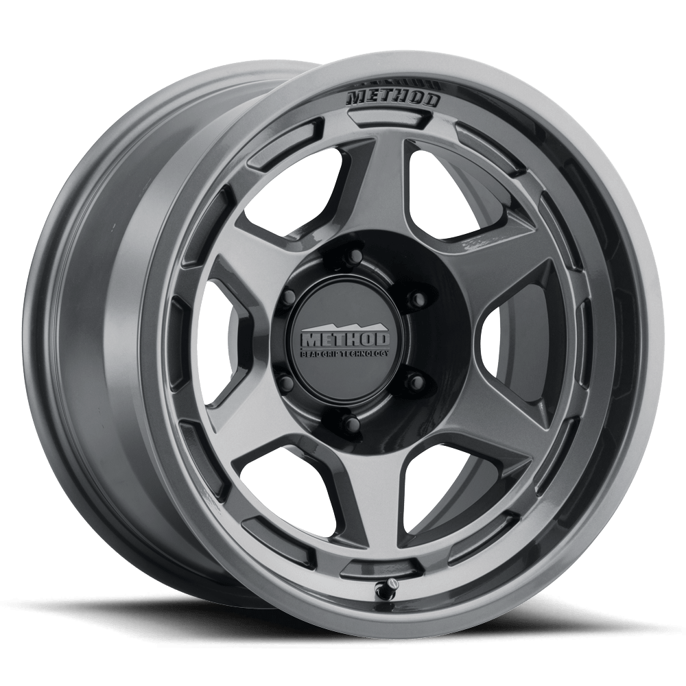 Method Race Wheels | MR708 Bead Grip | Gloss Titanium - Sniper Custom Trucks