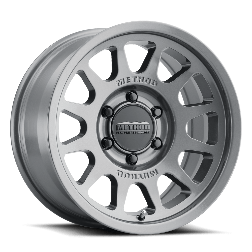Method Race Wheels | MR703 Bead Grip | Gloss Titanium - Sniper Custom Trucks