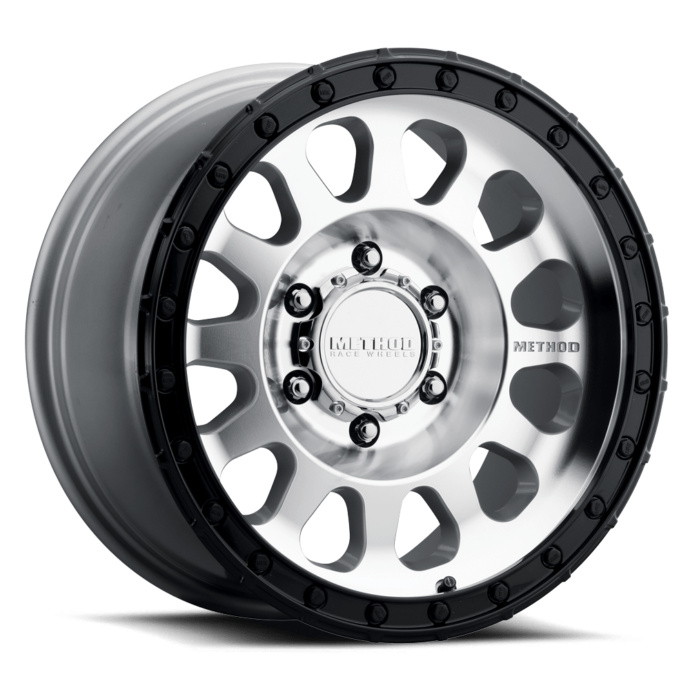 Method Race Wheels | MR315 | Machined - Gloss Black Lip - Sniper Custom Trucks
