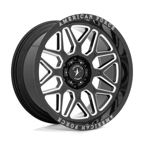 AC001 RUSH 22X10 6X135 G-BLK MILL -18