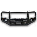 DOBINSONS BULL BAR BLACK DELUXE FOR 2ND GEN ISUZU D - MAX WITH FACE LIFT 2017 - 2019 - BU21 - 3718 - Sniper Custom Trucks