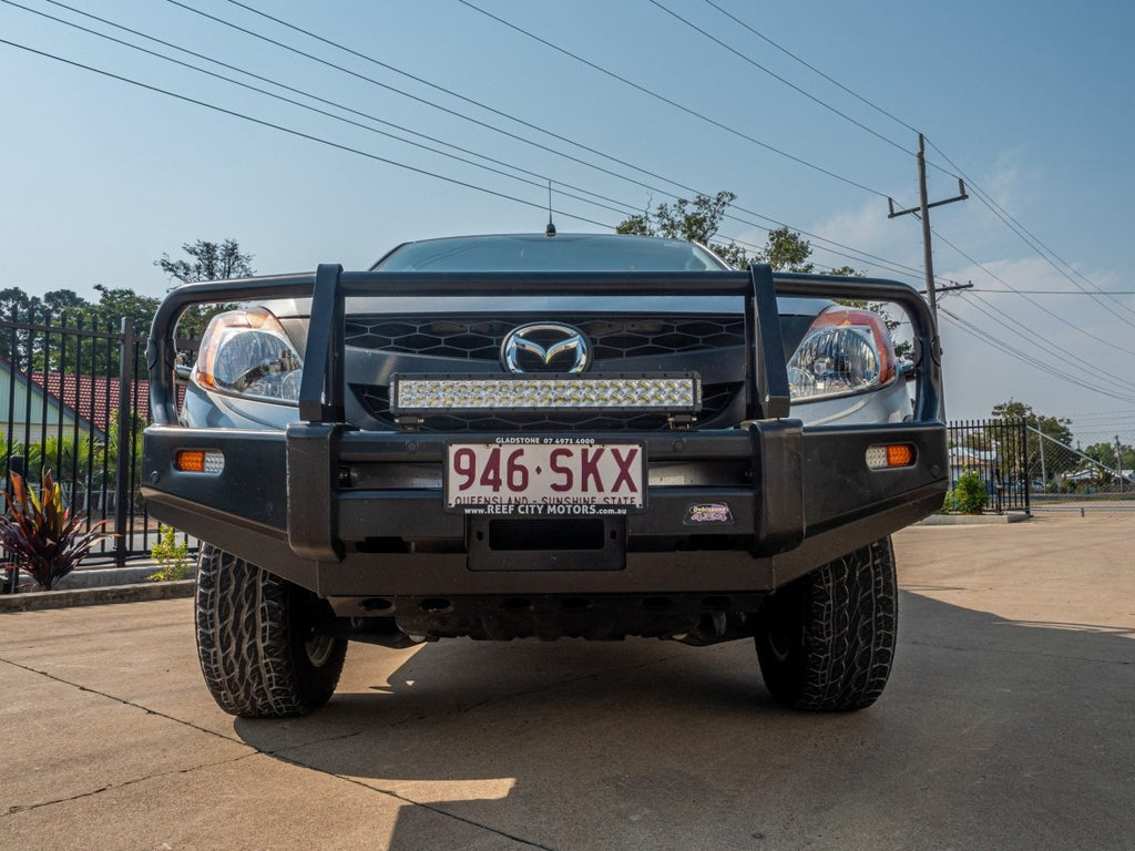 DOBINSONS BULL BAR CLASSIC BLACK FOR MAZDA BT - 50 2012 - 2019 - BU39 - 3530 - Sniper Custom Trucks