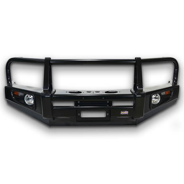 DOBINSONS BULL BAR BLACK DELUXE FOR NISSAN NAVARA/FRONTIER D23/NP300 2015 - 2020 - BU45 - 3700 - Sniper Custom Trucks