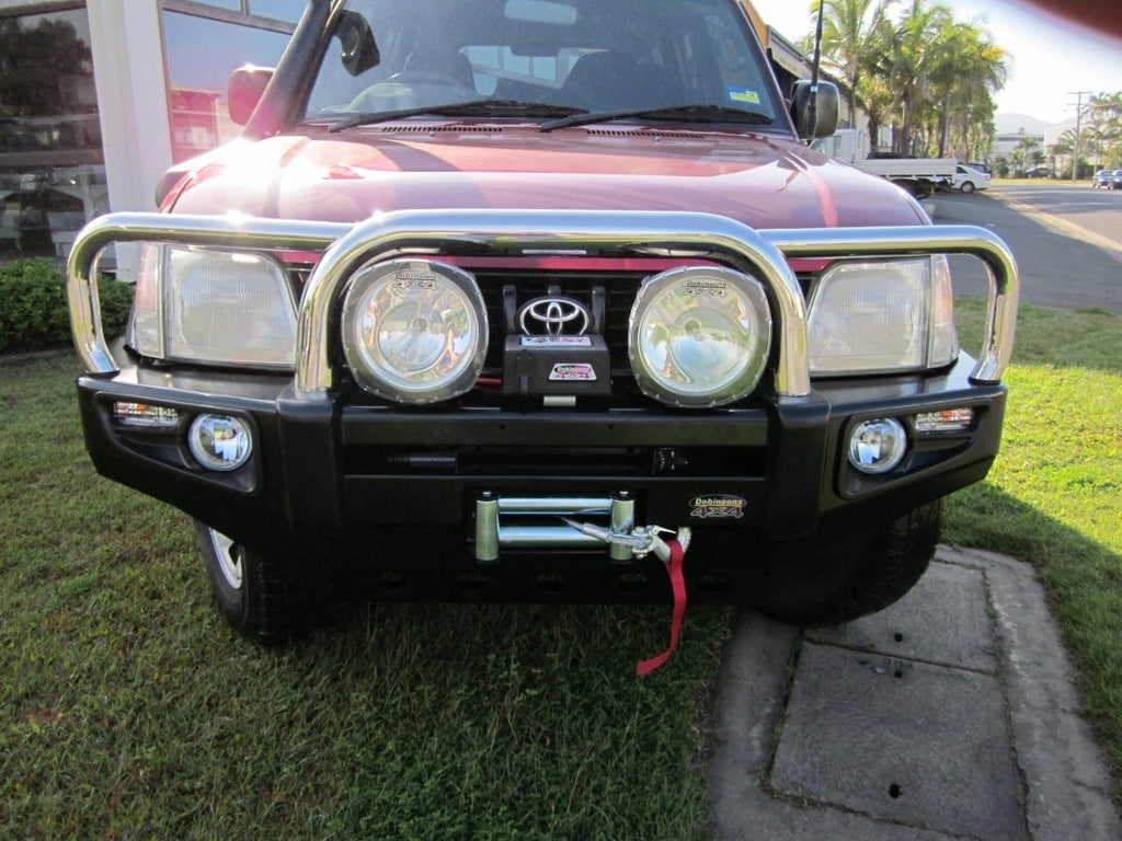 DOBINSONS BULL BAR STAINLESS LOOP PRADO 90 - BU59 - 3674 - Sniper Custom Trucks