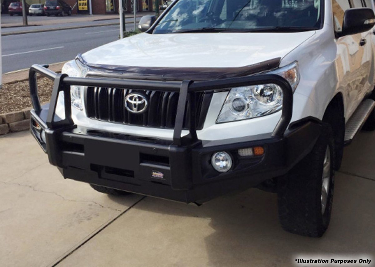 DOBINSONS BULL BAR BLACK DELUXE FOR TOYOTA PRADO 150 SERIES - BU59 - 3697 - Sniper Custom Trucks