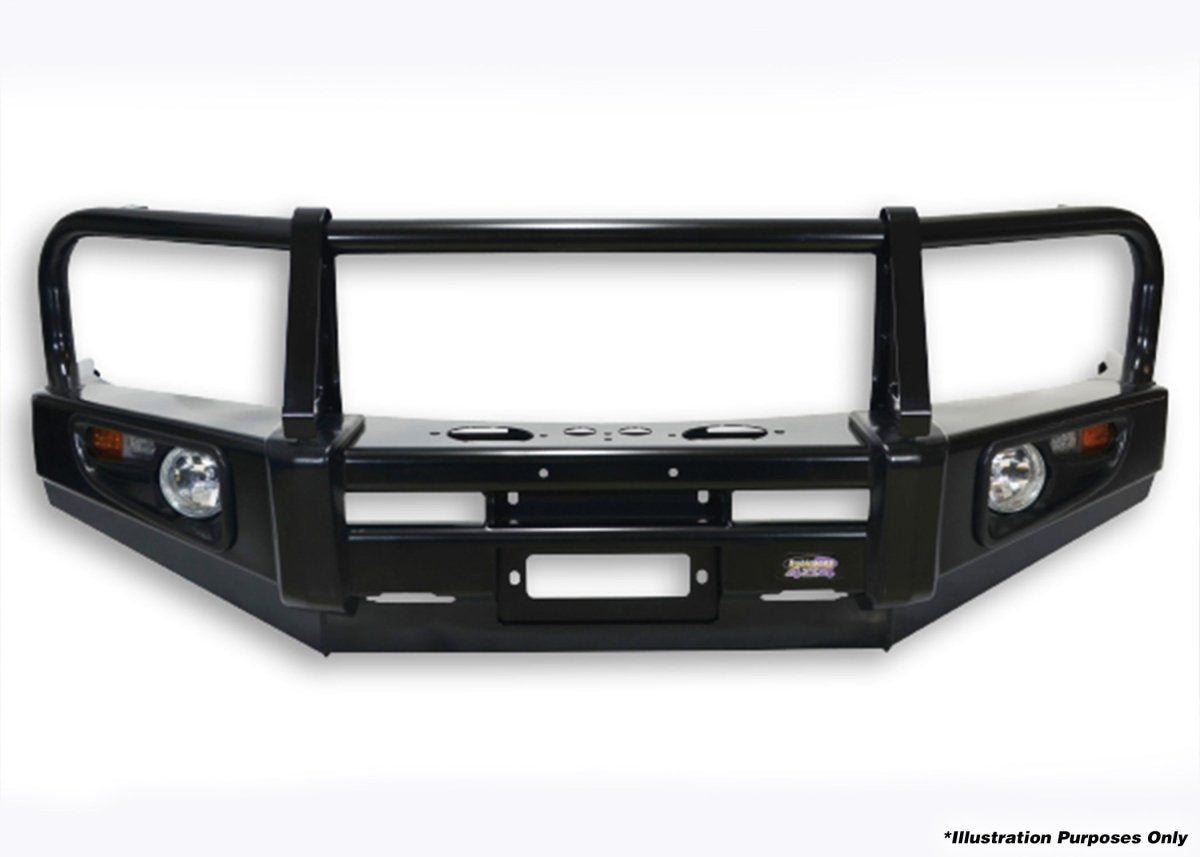 DOBINSONS BULL BAR BLACK DELUXE FOR FORD RANGER PX MK2 - BU19 - 3708 - Sniper Custom Trucks