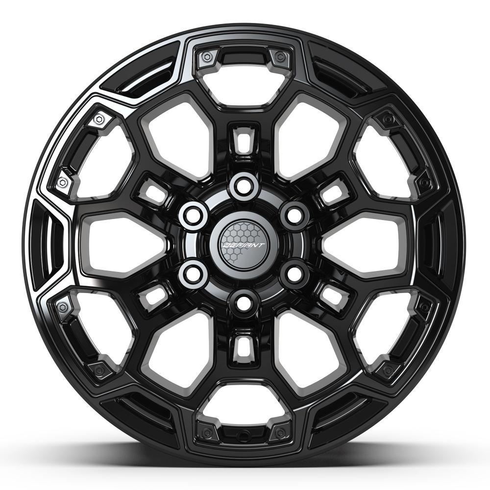 DEFIANT DF03 18x9 6x139.7 -12et Gloss Black Wheel