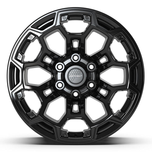 DEFIANT DF03 18x9 6x139.7 - 12et Gloss Black Wheel - Sniper Custom Trucks