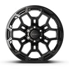 DEFIANT DF03 20x9 6x139.7 -12et Gloss Black Wheel