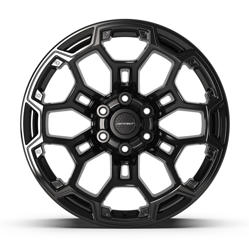 DEFIANT DF03 20x9 6x139.7 -12et Gloss Black Wheel
