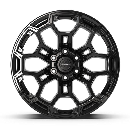 DEFIANT DF03 20x9 6x139.7 - 12et Gloss Black Wheel - Sniper Custom Trucks
