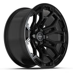 DEFIANT DF03 20x9 6x139.7 -12et Gloss Black Wheel