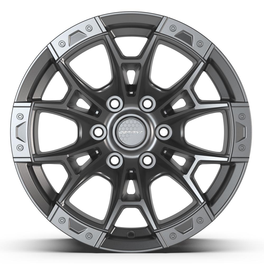 DEFIANT DF04 17x9 6x135 12et Dark Satin Charcoal Wheel