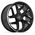 DEFIANT DF05 22x10 5x120 37et Gloss Black Wheel
