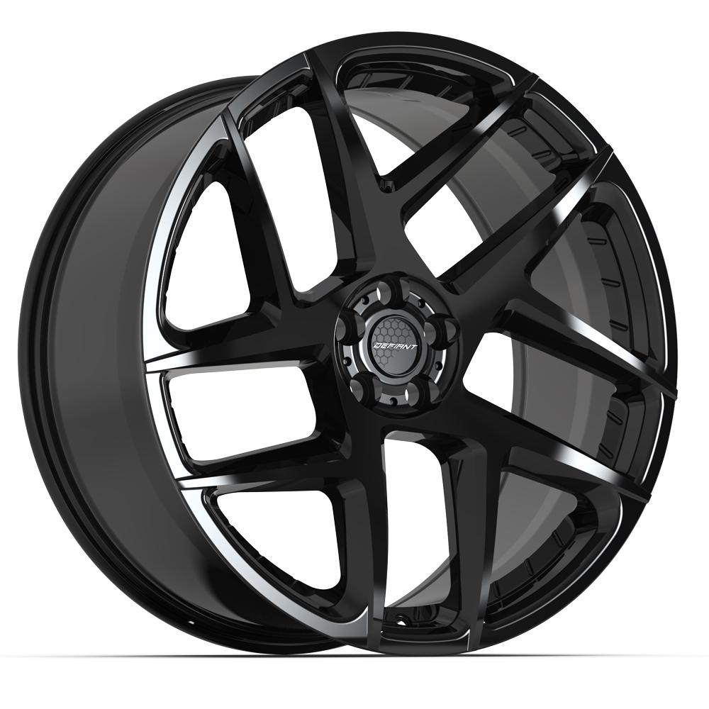 DEFIANT DF05 22x10 5x120 37et Gloss Black Wheel