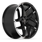 DEFIANT DF05 22x10 5x120 37et Gloss Black Wheel