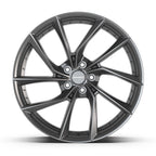 DEFIANT DF06 20x9 5x114.3 35et Dark Satin Charcoal Wheel