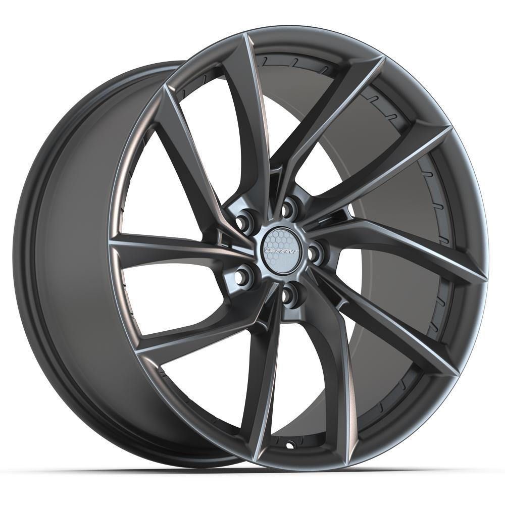 DEFIANT DF06 20x10 5x114.3 35et Dark Satin Charcoal Wheel – Sniper