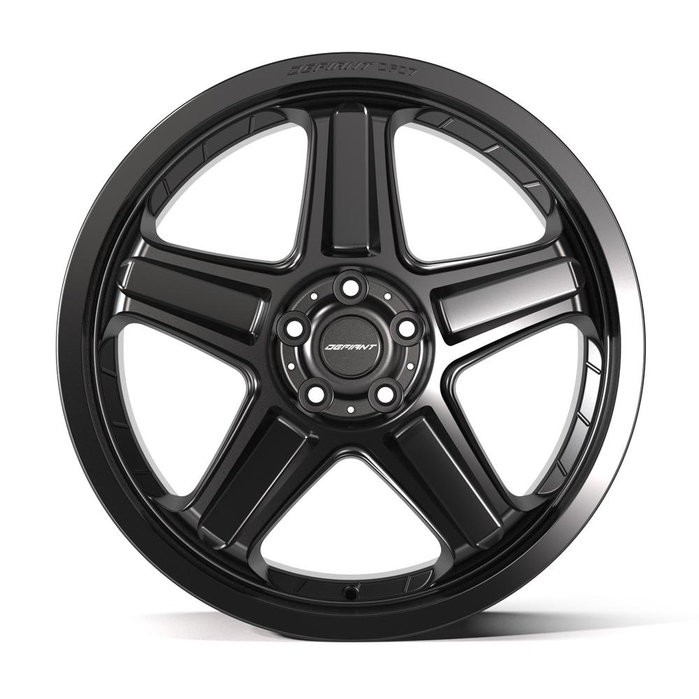 DEFIANT DF07 20x9.5 5x115 15et Satin Black Wheel