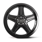 DEFIANT DF07 20x9.5 5x115 15et Satin Black Wheel