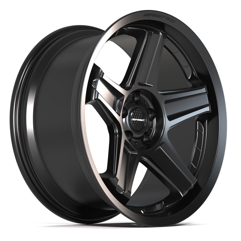 DEFIANT DF07 20x9.5 5x115 15et Satin Black Wheel