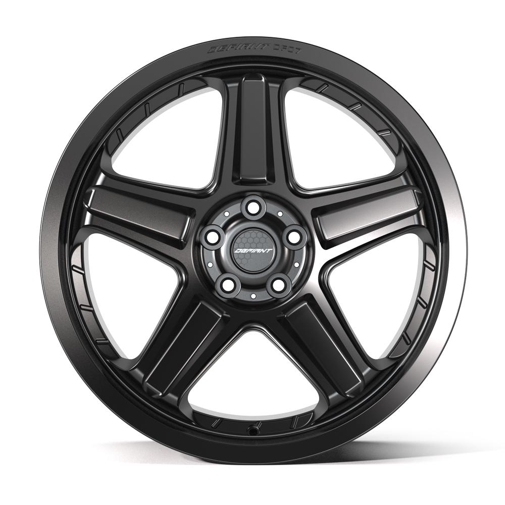 DEFIANT DF07 20x10.5 5x115 26et Satin Black Wheel