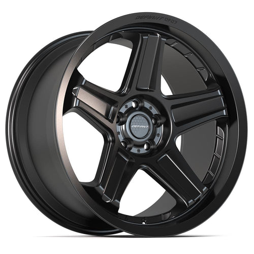 DEFIANT DF07 20x10.5 5x115 26et Satin Black Wheel - Sniper Custom Trucks
