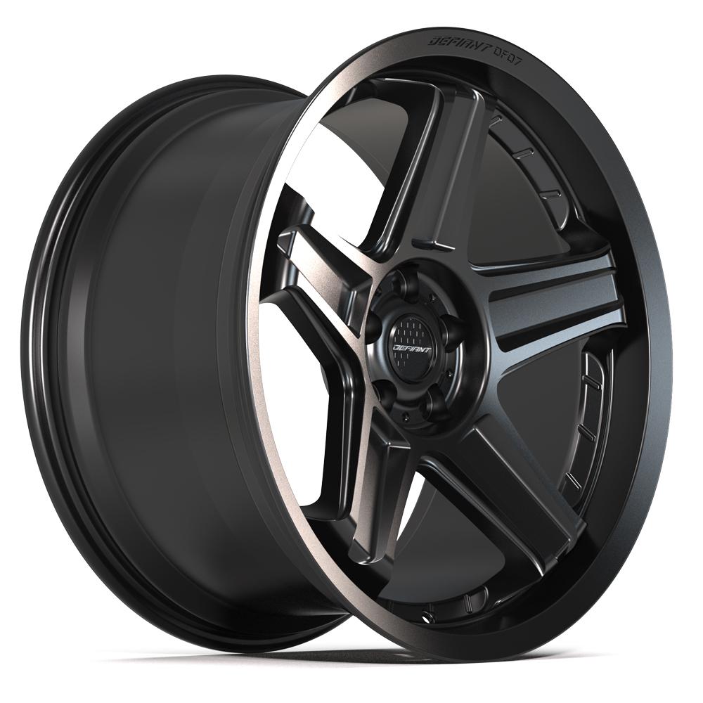 DEFIANT DF07 20x10.5 5x115 26et Satin Black Wheel