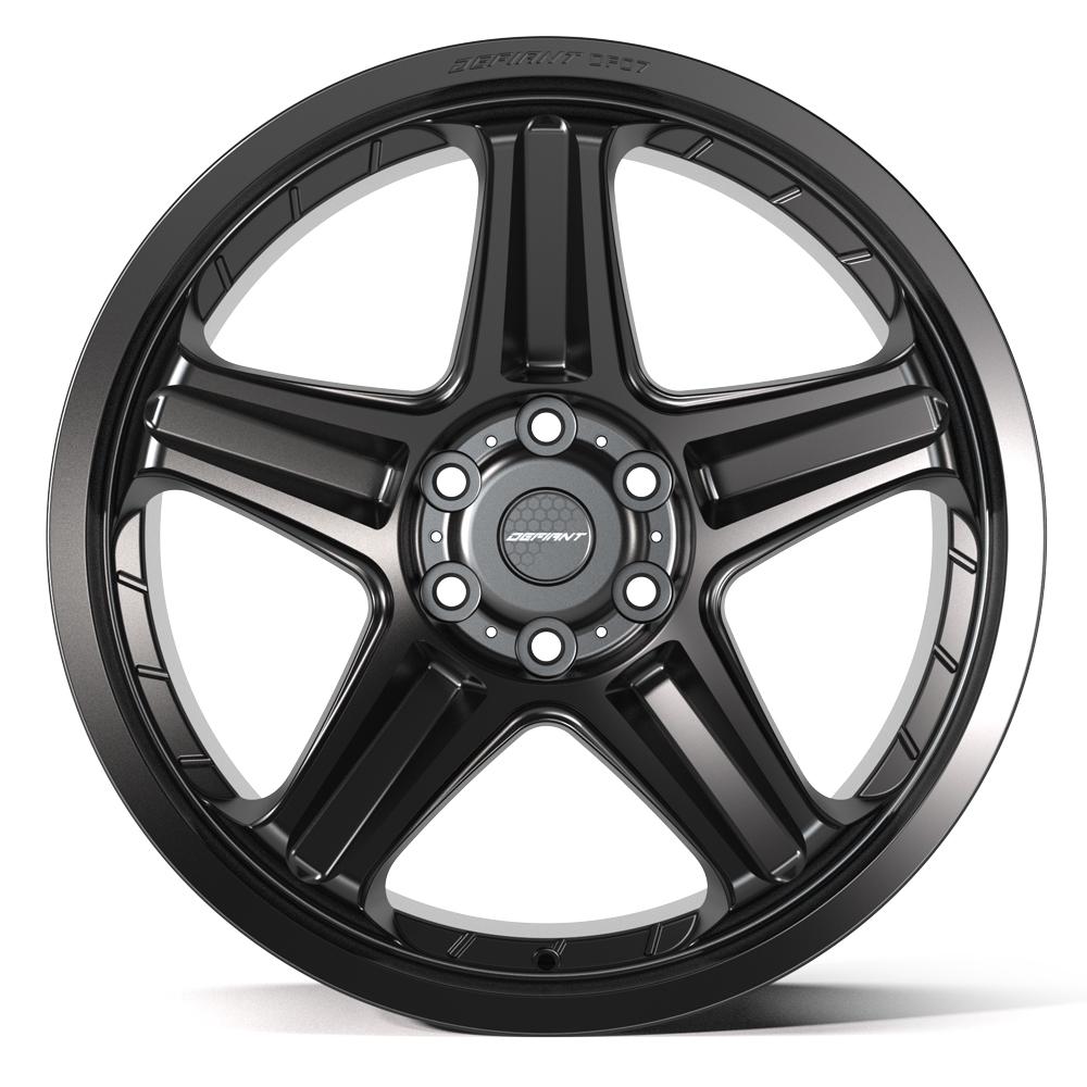 DEFIANT DF07 22x10 6x139.7 -12et Satin Black Wheel