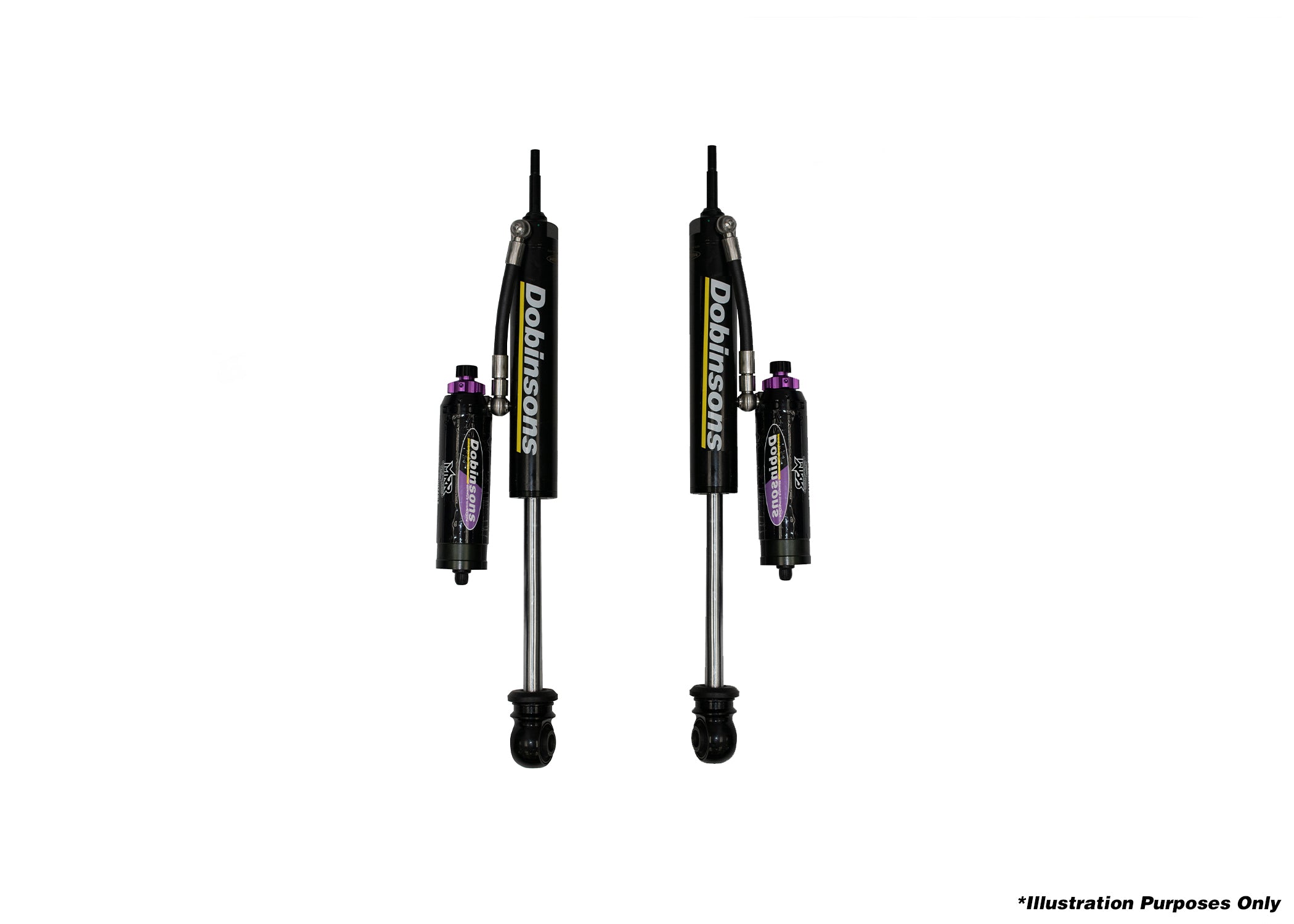 DOBINSONS MRR 3 WAY ADJUSTABLE MONOTUBE RESERVOIR SHOCK 2.2" - MRA19-A091