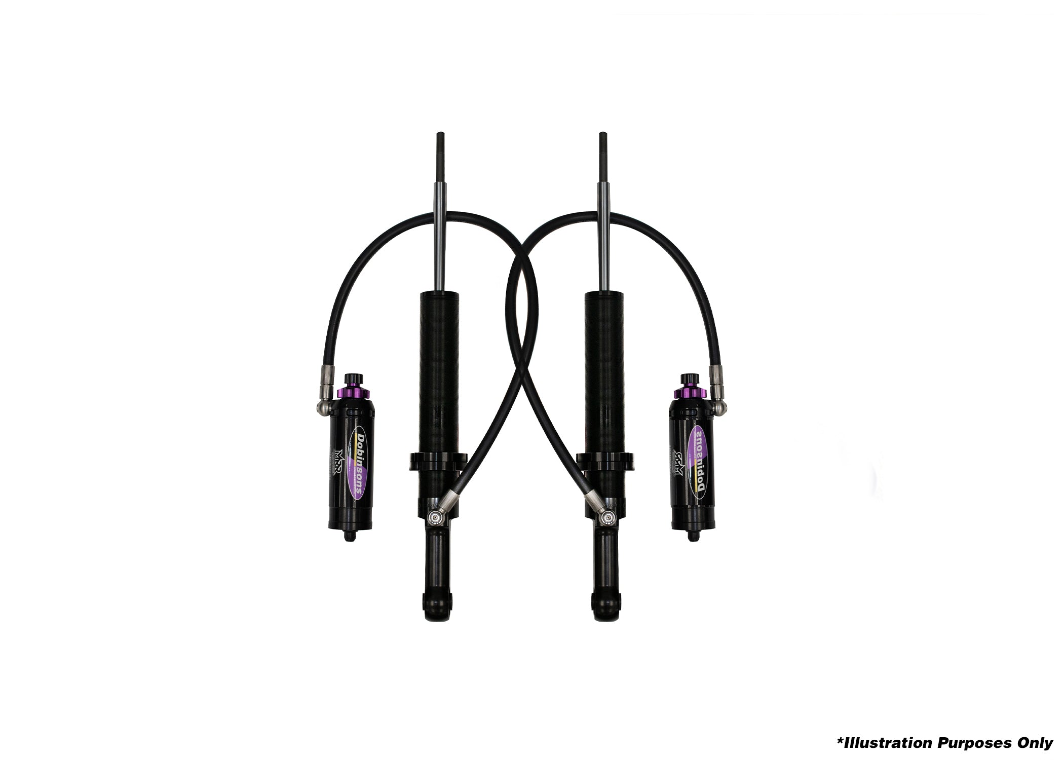 DOBINSONS MRR 3 WAY ADJUSTABLE MONOTUBE RESERVOIR STRUT 2.2" - MRA20-A702