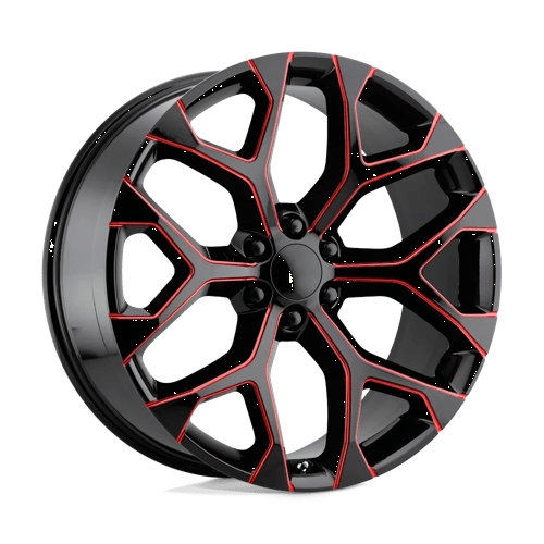 PR176MR 22X9 6X5.5 78.1 GBLK RED-MILL 24