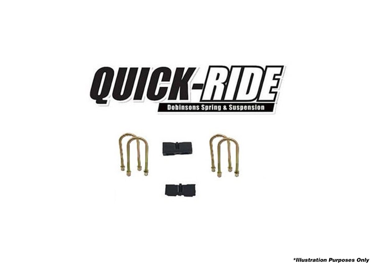 DOBINSONS 1.25" QUICK RIDE KIT INCLUDES U - BOLTS - QR59 - 552K - Sniper Custom Trucks