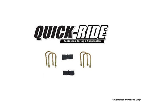 DOBINSONS 2" QUICK RIDE KIT INCLUDES U - BOLTS - QR43 - 521K - Sniper Custom Trucks