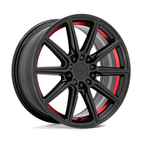 THROTTLE 18X8 5X112/120 76 +38 G-BLK-RD