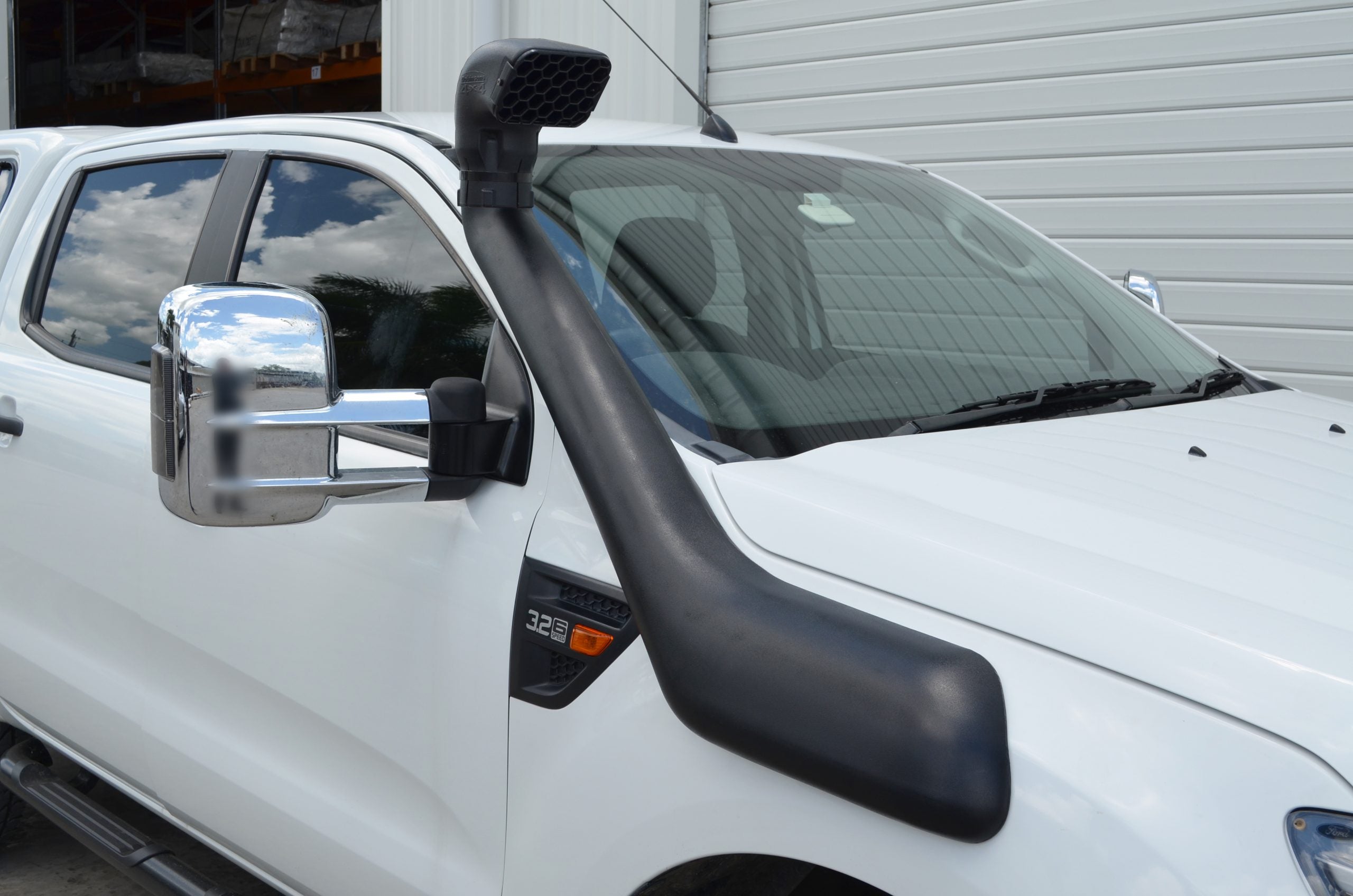DOBINSONS SNORKEL KIT FOR FORD RANGER PX 2.2L & 3.2L DIESEL - RIGHT SIDE MOUNT (EXCLUDES MODELS WITH FLARES) - SN19-3384