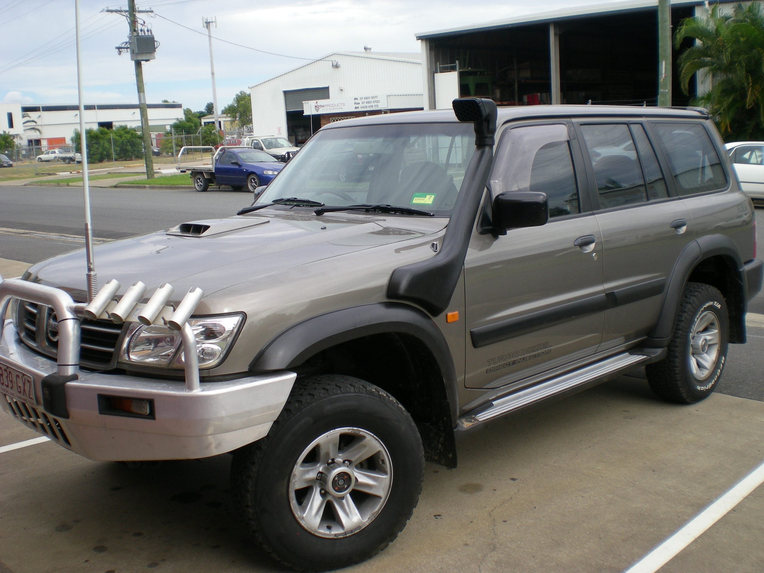 DOBINSONS SNORKEL KIT FOR NISSAN PATROL GU Y61 1999-2004 4.8 GAS, 3.0L & 4.2L DIESEL - LEFT SIDE MOUNT - SN45-3343