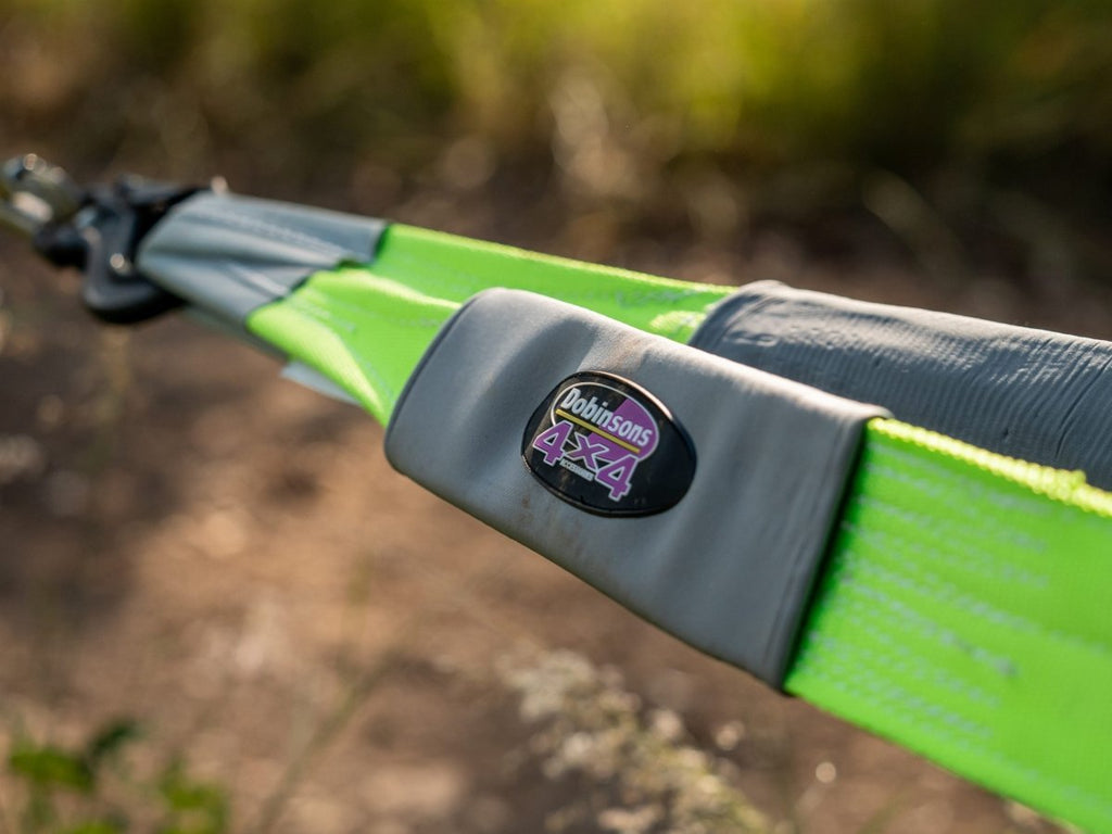 DOBINSONS GREEN 10' LONG TREE STRAP - 12,000 KGS - SS80 - 3827 - Sniper Custom Trucks