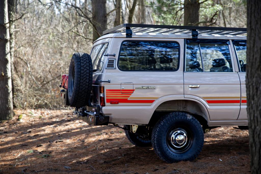 Dobinsons Rear Bumper With Swing Outs for Toyota Landcruiser 60 Series 1986+ Models (BW80-4132)