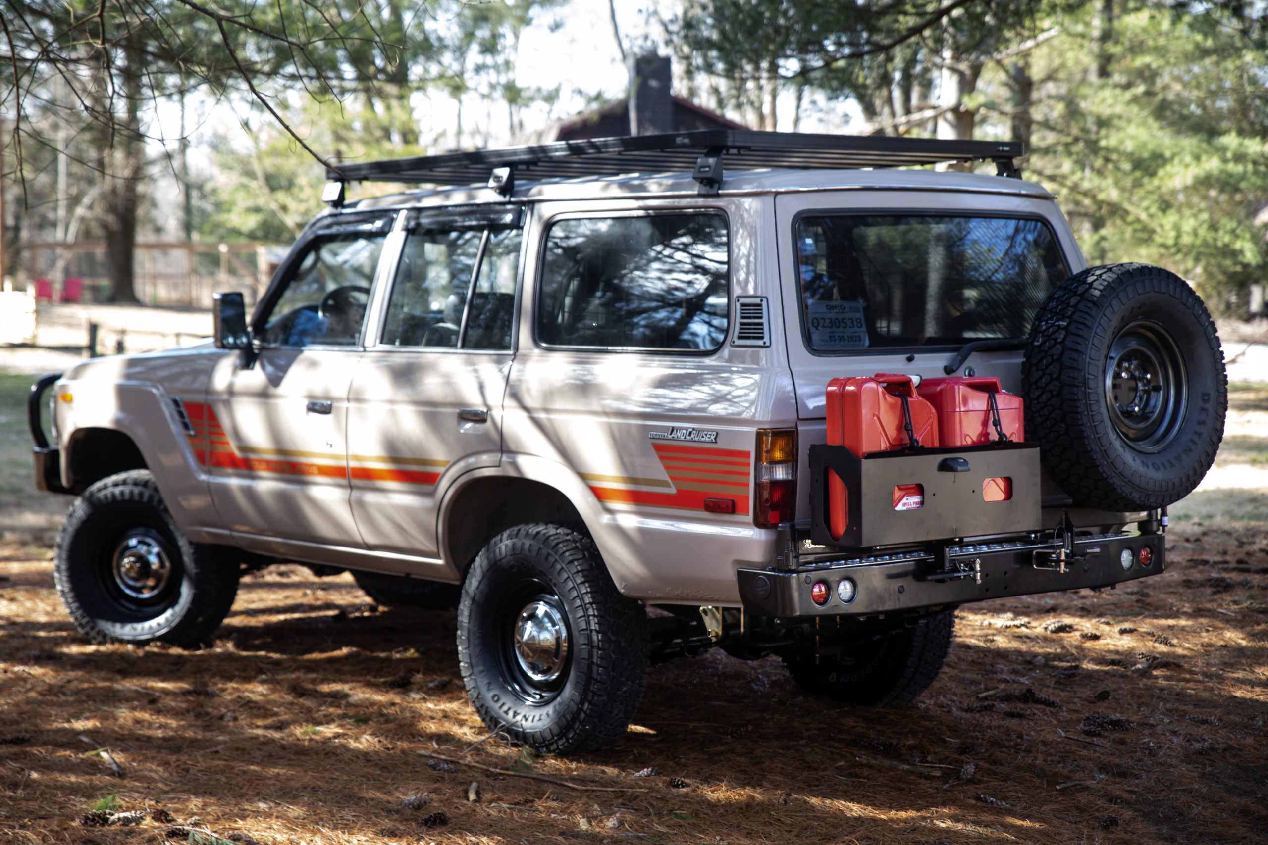 Dobinsons Rear Bumper With Swing Outs for Toyota Landcruiser 60 Series 1986+ Models (BW80-4132)