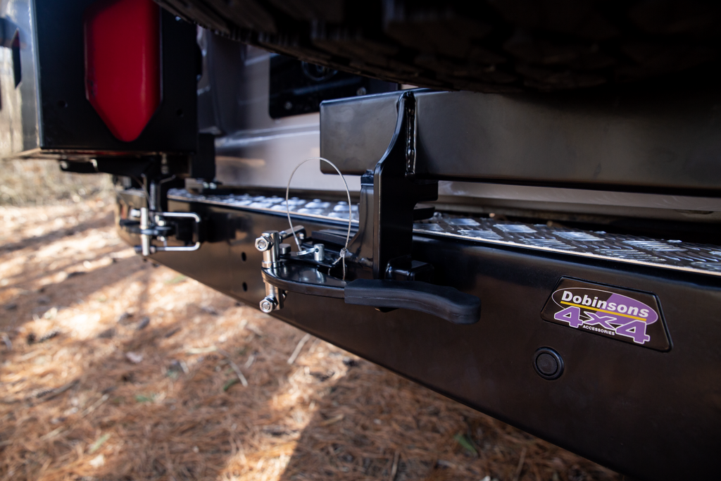 Dobinsons Rear Bumper With Swing Outs for Toyota Landcruiser 60 Series 1986+ Models (BW80-4132)