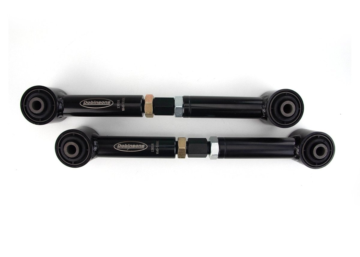 DOBINSONS REAR ADJUSTABLE TUBULAR STEEL SERIES UPPER TRAILING ARMS (PAIR) - WA45 - 510K - Sniper Custom Trucks