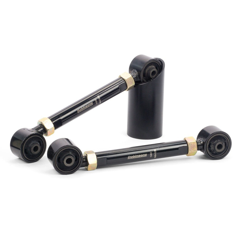 DOBINSONS REAR ADJUSTABLE TUBULAR STEEL SERIES UPPER TRAILING ARMS (PAIR) - WA59 - 522K - Sniper Custom Trucks